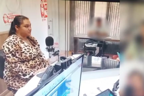 Falsa grávida vai a programa de rádio no PR para pedir doação de ouvintes, mas é desmascarada e termina presa